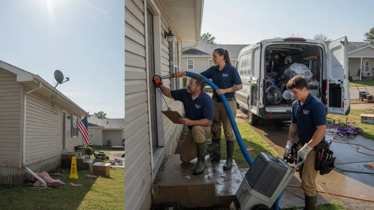 Ceiling Water Damage Restoration in Randolph, WI near me